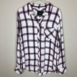 Rails Hunter Plaid Shirt, Sz XS